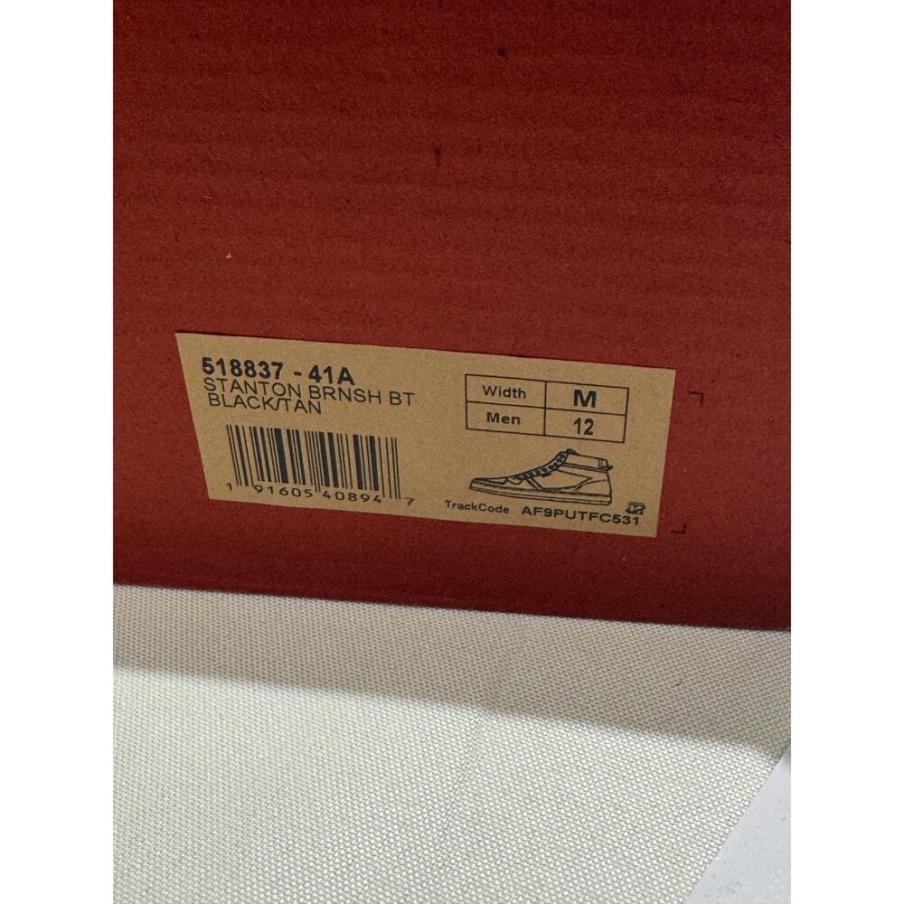 Levis 518837-41A Mens Stanton Burnished Black Hightop Sneaker Shoe Size 12 M NEW - Picture 6 of 6